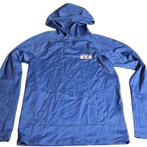 Land's End Kids Long Sleeve Shirt, Blue, Medium 10/12